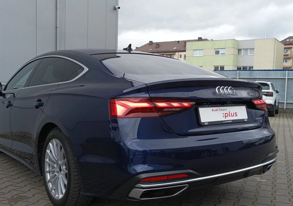 Audi A5 cena 209900 przebieg: 10747, rok produkcji 2023 z Przasnysz małe 596